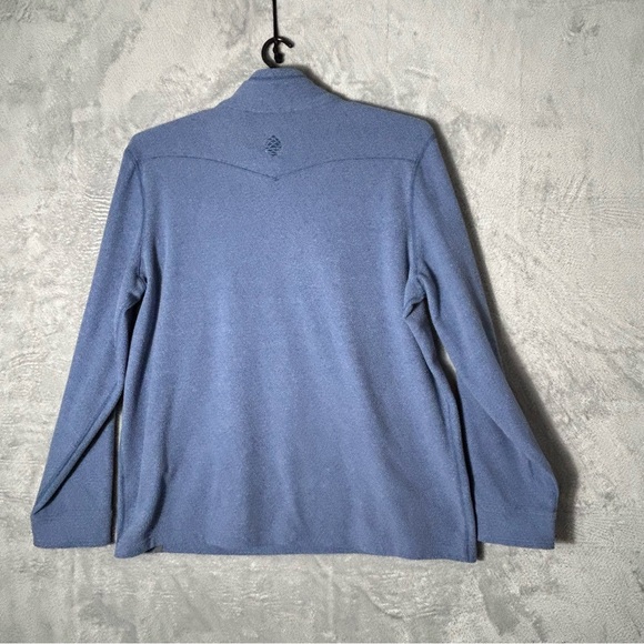STIO Turpin Fleece 1/2 Zip Sweatshirt Mens XXL Blue Yellowstone National Park - Picture 4 of 12